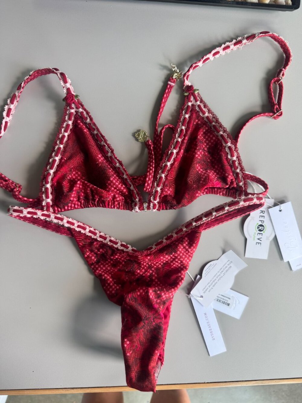 Bydee Prague Bikini Set in Rosé - NWT - Picture 4 of 8